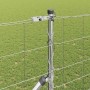 Valla de campo Plateado 25 x 1.4 m Acero galvanizado