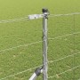 Valla de campo Plateado 25 x 1.4 m Acero galvanizado