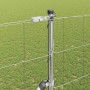 Valla de campo Plateado 25 x 1.5 m Acero galvanizado