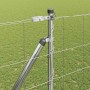 Valla de campo Plateado 25 x 1.6 m Acero galvanizado