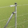 Valla de campo Plateado 25 x 1.6 m Acero galvanizado