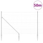 Valla de campo Plateado 50 x 1.5 m Acero galvanizado