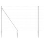 Valla de campo Plateado 50 x 1.6 m Acero galvanizado