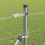 Valla de campo Plateado 25 x 1.2 m Acero galvanizado