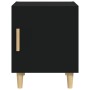 Black plywood nightstand by vidaXL, Nightstands - Ref: Foro24-812044, Price: 41,94 €, Discount: %