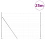 Valla de campo Plateado 25 x 1.6 m Acero galvanizado