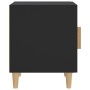 Black plywood nightstand by vidaXL, Nightstands - Ref: Foro24-812044, Price: 41,94 €, Discount: %