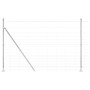Valla de campo Plateado 25 x 1.6 m Acero galvanizado