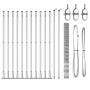 Valla de campo Plateado 25 x 1.6 m Acero galvanizado