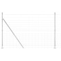 Valla de campo Plateado 25 x 1.6 m Acero galvanizado