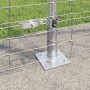 Valla de campo Plateado 25 x 1.6 m Acero galvanizado
