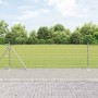Valla de campo Plateado 50 x 0.8 m Acero galvanizado