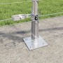 Valla de campo Plateado 50 x 0.8 m Acero galvanizado