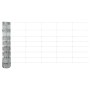 Valla de campo Plateado 50 x 0.8 m Acero galvanizado