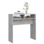 Konsolentisch aus grauem Beton-Engineered-Holz 78x30x80 cm von vidaXL, Seitentische - Ref: Foro24-808300, Preis: 36,59 €, Rab...