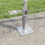 Valla de campo Plateado 50 x 1.2 m Acero galvanizado
