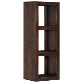 Armario consola de madera maciza de acacia 40x30x110 cm Armario consola de madera maciza de acacia 40x30x110 cm