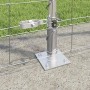 Valla de campo Plateado 50 x 1.4 m Acero galvanizado