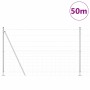 Valla de campo Plateado 50 x 1.5 m Acero galvanizado