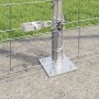 Valla de campo Plateado 50 x 1.5 m Acero galvanizado