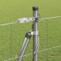 Valla de campo Plateado 50 x 1.5 m Acero galvanizado