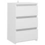 Nachttische, 2 Stück, weißes Sperrholz, 40 x 35 x 62,5 cm von vidaXL, Nachttische - Ref: Foro24-806212, Preis: 105,61 €, Raba...