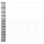 Valla de campo Plateado 50 x 1.5 m Acero galvanizado