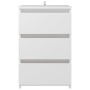 Nachttische, 2 Stück, weißes Sperrholz, 40 x 35 x 62,5 cm von vidaXL, Nachttische - Ref: Foro24-806212, Preis: 105,61 €, Raba...