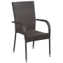 Braunes 5-teiliges Garten-Essset von vidaXL, Gartensets - Ref: Foro24-3067692, Preis: 334,73 €, Rabatt: %