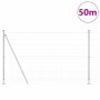 Valla de campo Plateado 50 x 1.5 m Acero galvanizado