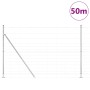 Valla de campo Plateado 50 x 1.6 m Acero galvanizado