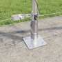 Valla de campo Plateado 100 x 0.8 m Acero galvanizado