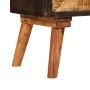 Aparador de madera maciza de mango 85x30x75 cm