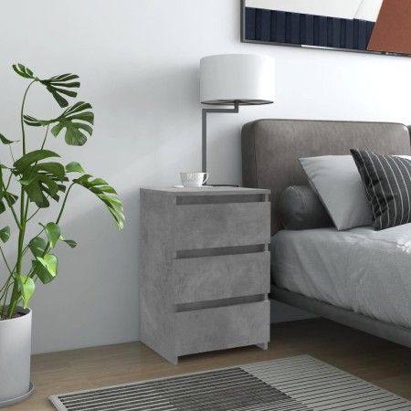 Nachttische 2 Stück betongraues Sperrholz 40x35x62,5cm von vidaXL, Nachttische - Ref: Foro24-806220, Preis: 84,89 €, Rabatt: %