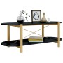 Black plywood coffee table 110x48x40 cm by vidaXL, Coffee table - Ref: Foro24-345688, Price: 50,67 €, Discount: %
