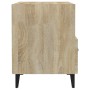 Bedside tables 2 units plywood oak Sonoma by vidaXL, Nightstands - Ref: Foro24-812031, Price: 76,36 €, Discount: %