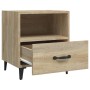 Bedside tables 2 units plywood oak Sonoma by vidaXL, Nightstands - Ref: Foro24-812031, Price: 76,36 €, Discount: %