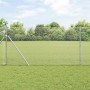 Reja con postes Plateado 1.2 x 25 m Acero