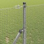 Reja con postes Plateado 1.2 x 25 m Acero