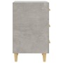 Betongrauer Nachttisch aus Holzwerkstoff, 40 x 40 x 66 cm von vidaXL, Nachttische - Ref: Foro24-812082, Preis: 59,08 €, Rabat...