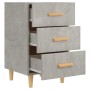 Betongrauer Nachttisch aus Holzwerkstoff, 40 x 40 x 66 cm von vidaXL, Nachttische - Ref: Foro24-812082, Preis: 59,08 €, Rabat...