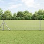 Reja con postes Plateado 0.8 x 50 m Acero