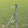 Reja con postes Plateado 0.8 x 50 m Acero