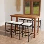 7-piece garden bar set with black cushions by vidaXL, Garden sets - Ref: Foro24-3068011, Price: 379,46 €, Discount: %