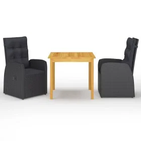 3-teiliges schwarzes Garten-Essset von vidaXL, Gartensets - Ref: Foro24-3067717, Preis: 422,30 €, Rabatt: %