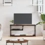 TV-Schrank aus geräuchertem Eichensperrholz und Stahl, 103 x 38 x 46,5 cm von vidaXL, TV-Möbel - Ref: Foro24-831825, Preis: 5...