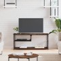 TV-Schrank aus geräuchertem Eichensperrholz und Stahl, 103 x 38 x 46,5 cm von vidaXL, TV-Möbel - Ref: Foro24-831825, Preis: 5...