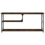TV-Schrank aus geräuchertem Eichensperrholz und Stahl, 103 x 38 x 46,5 cm von vidaXL, TV-Möbel - Ref: Foro24-831825, Preis: 5...