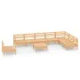 Gartenmöbel-Set 9-teilig aus massivem Kiefernholz von vidaXL, Gartensets - Ref: Foro24-3083049, Preis: 389,60 €, Rabatt: %