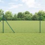 Reja con postes Verde 1.2 x 10 m Acero